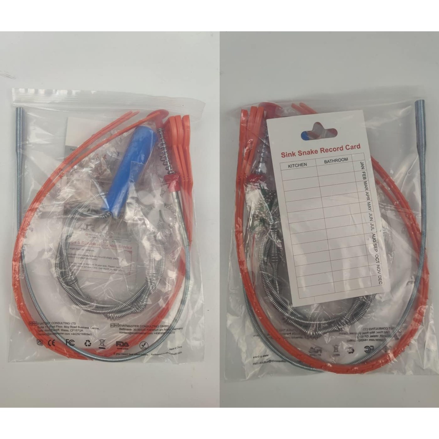 6 Piece Drain Unblocker Tool Kit: image 9