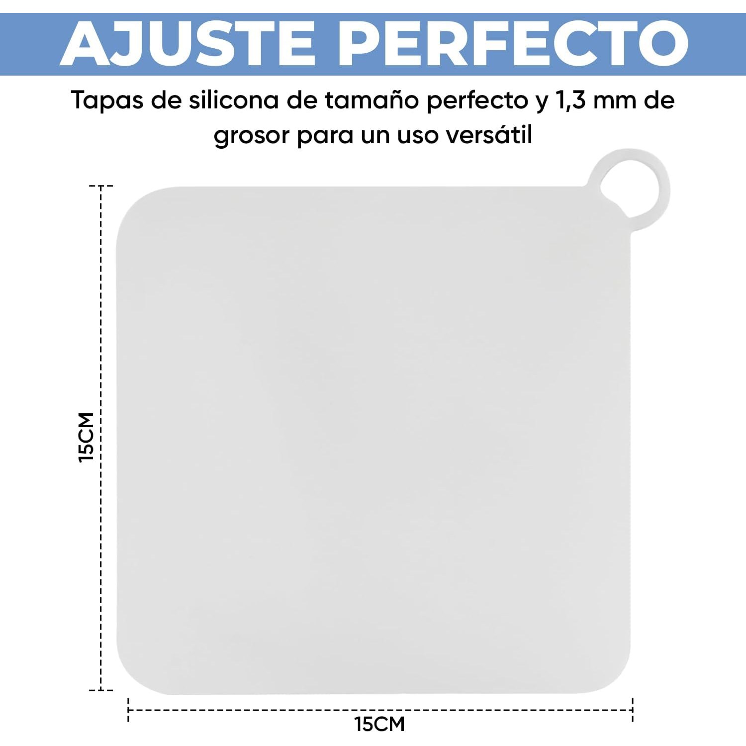 Silicone Drain Cover 15cm, 4 Pack