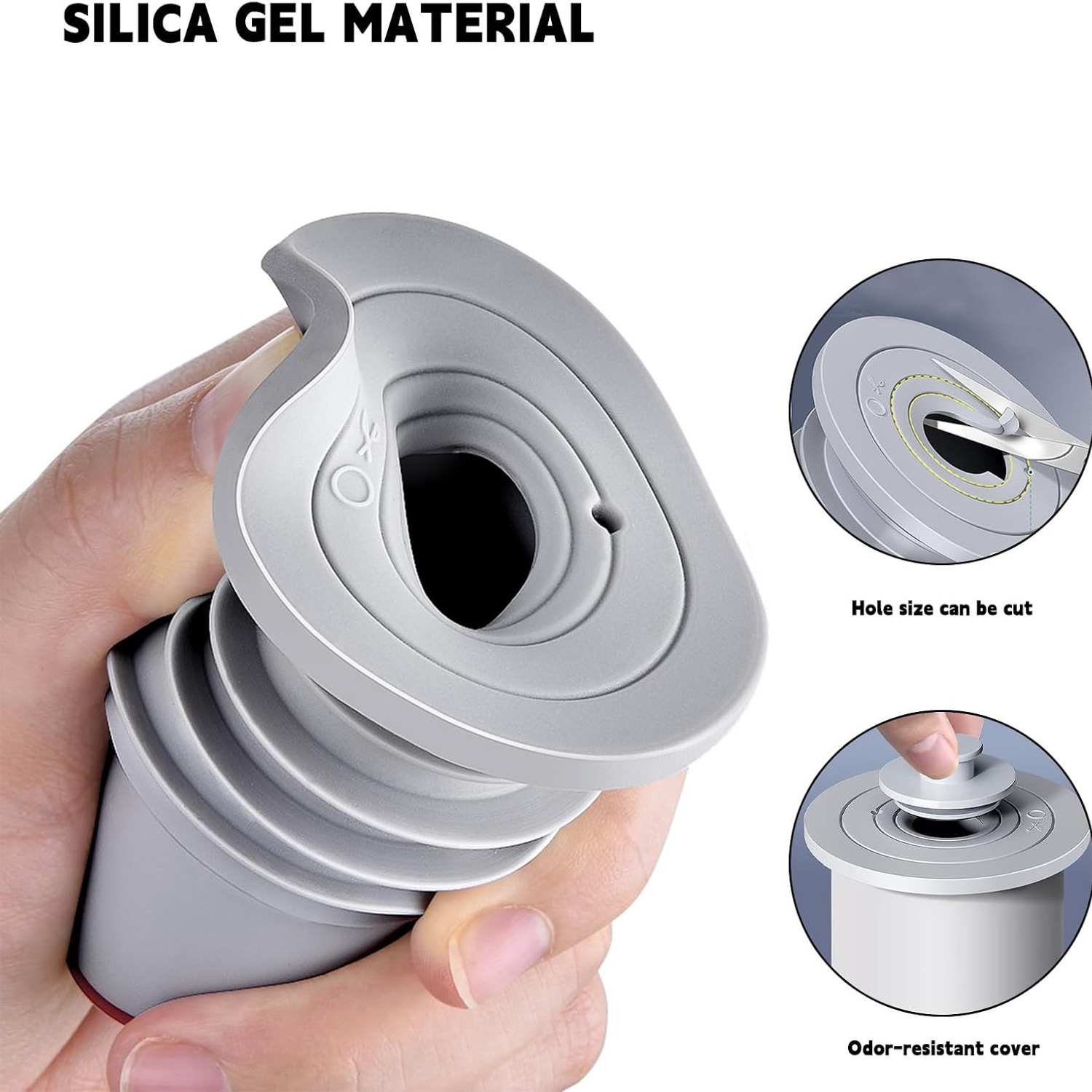Washing Machine Drain Hose Seal with Anti-Odour Floor Drain Plug