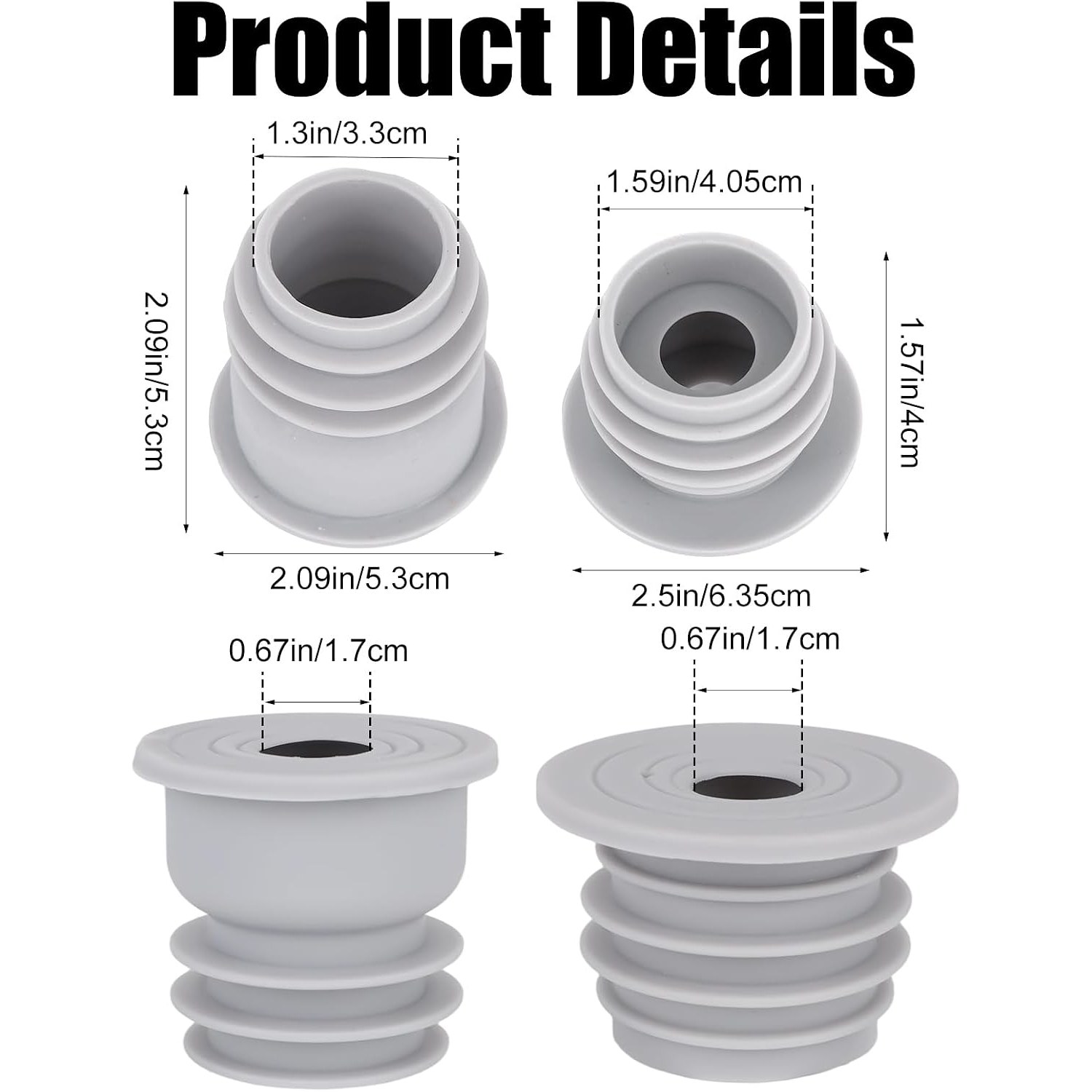 Washing Machine Drain Seal 3 Pack: image 2