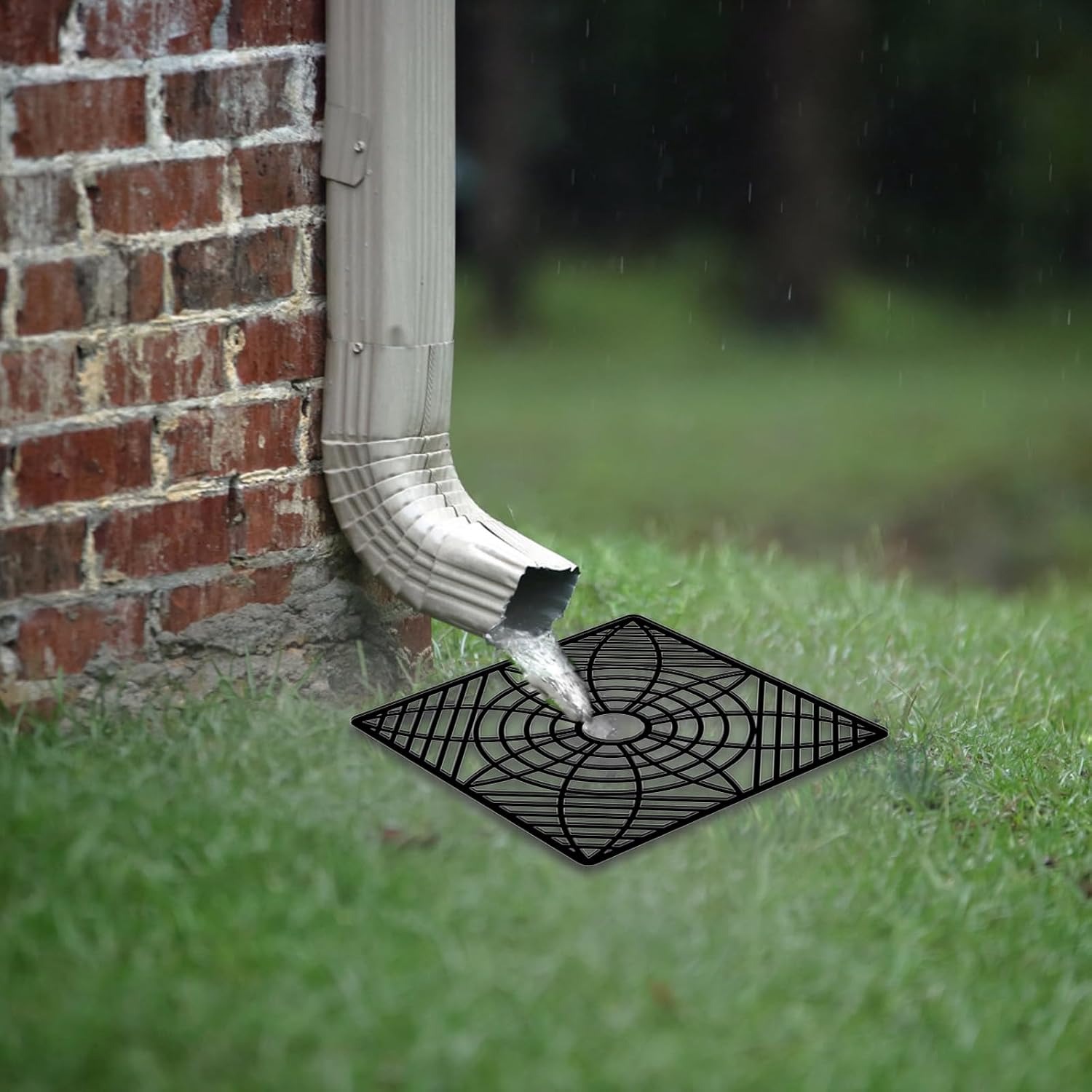 Downpipe Extension Kit with Catch Basin and Flexible Drain Pipe