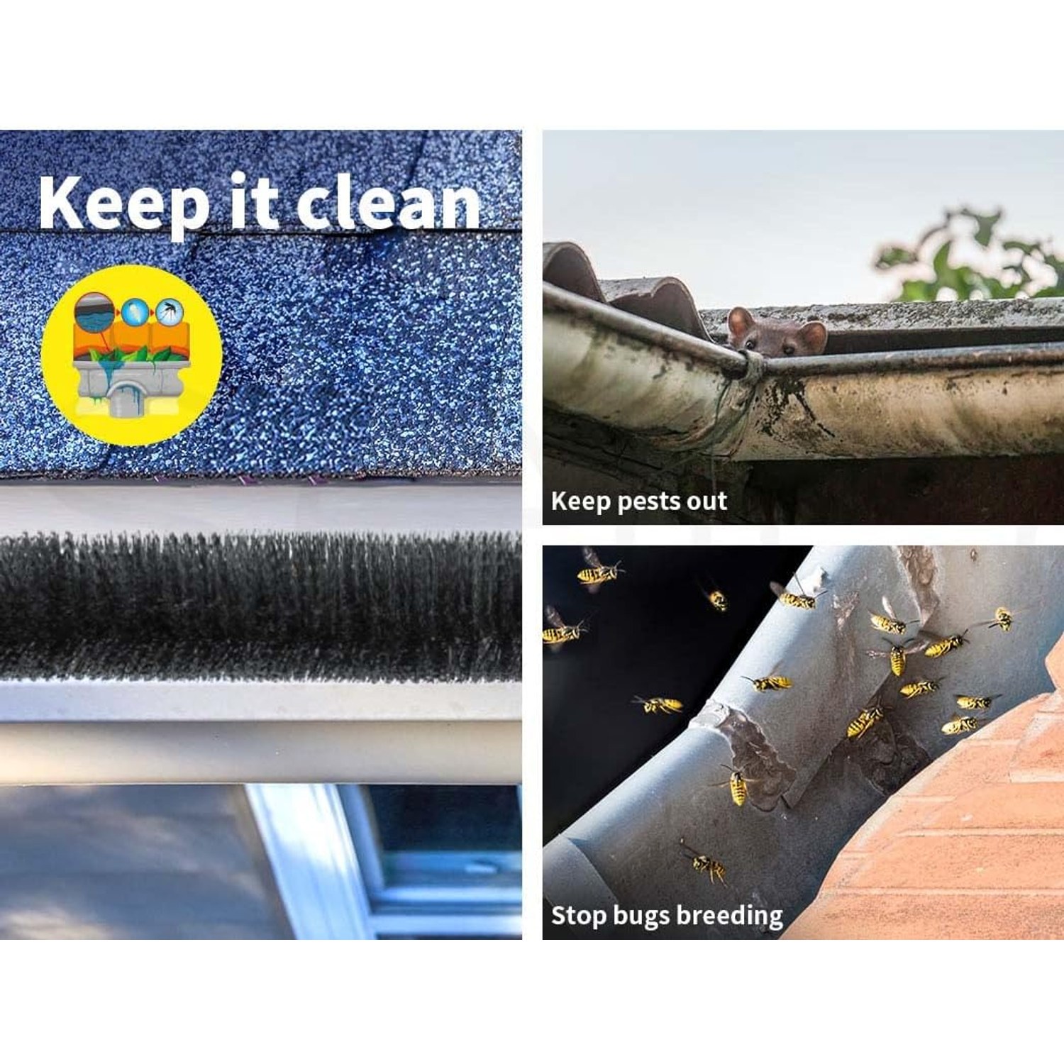 Gutter Guard Brush 36 Pack (92cm Bristle Lengths): image 5
