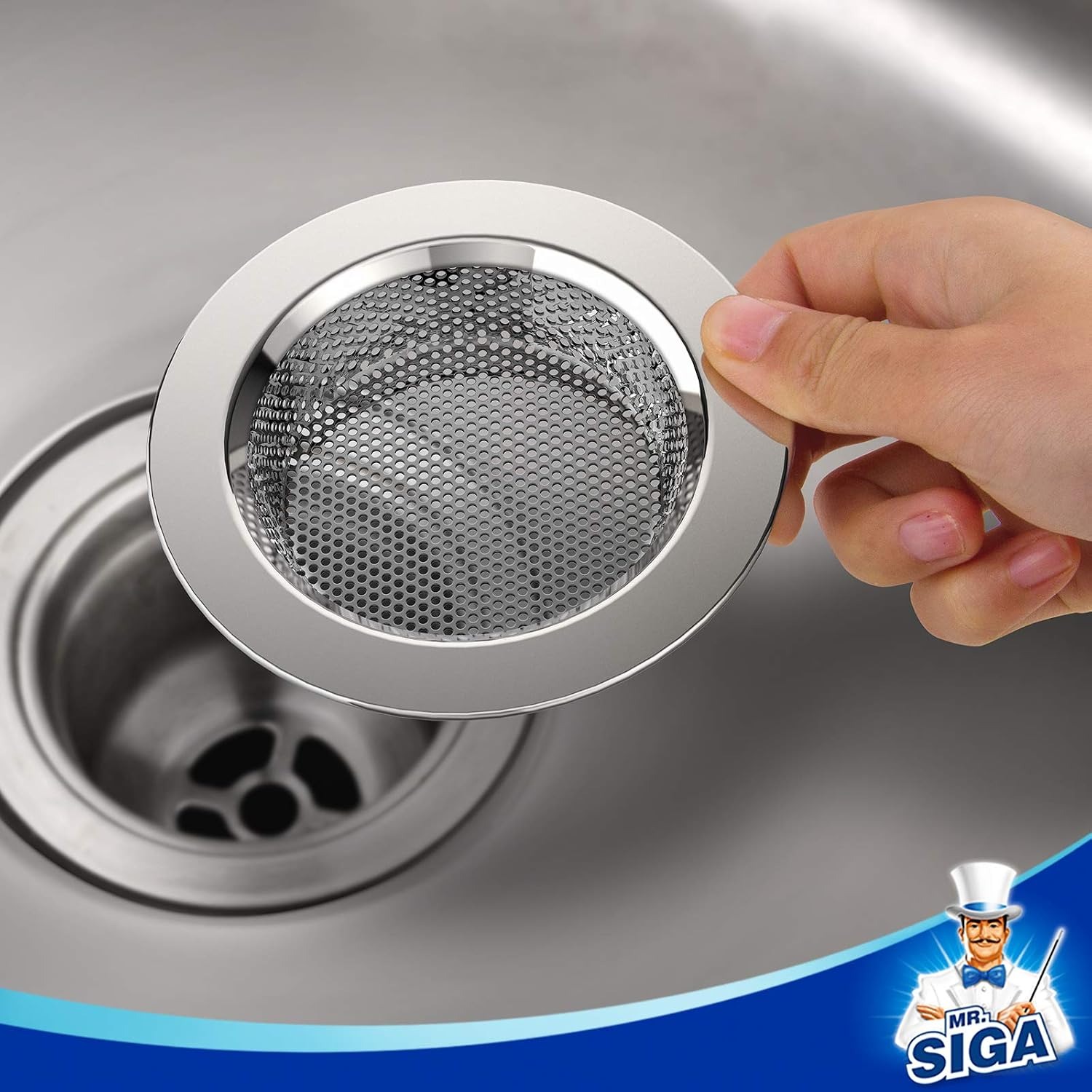 Stainless Steel Sink Strainer 3 Pack: image 7