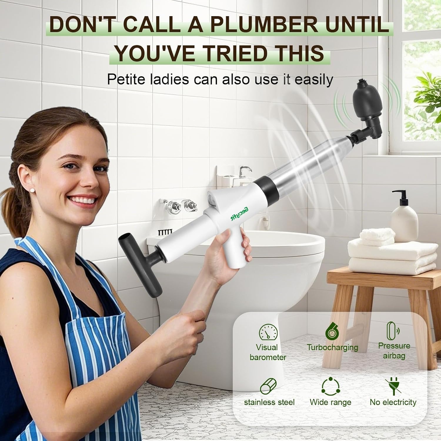 Air Pressure Drain Plunger: image 2