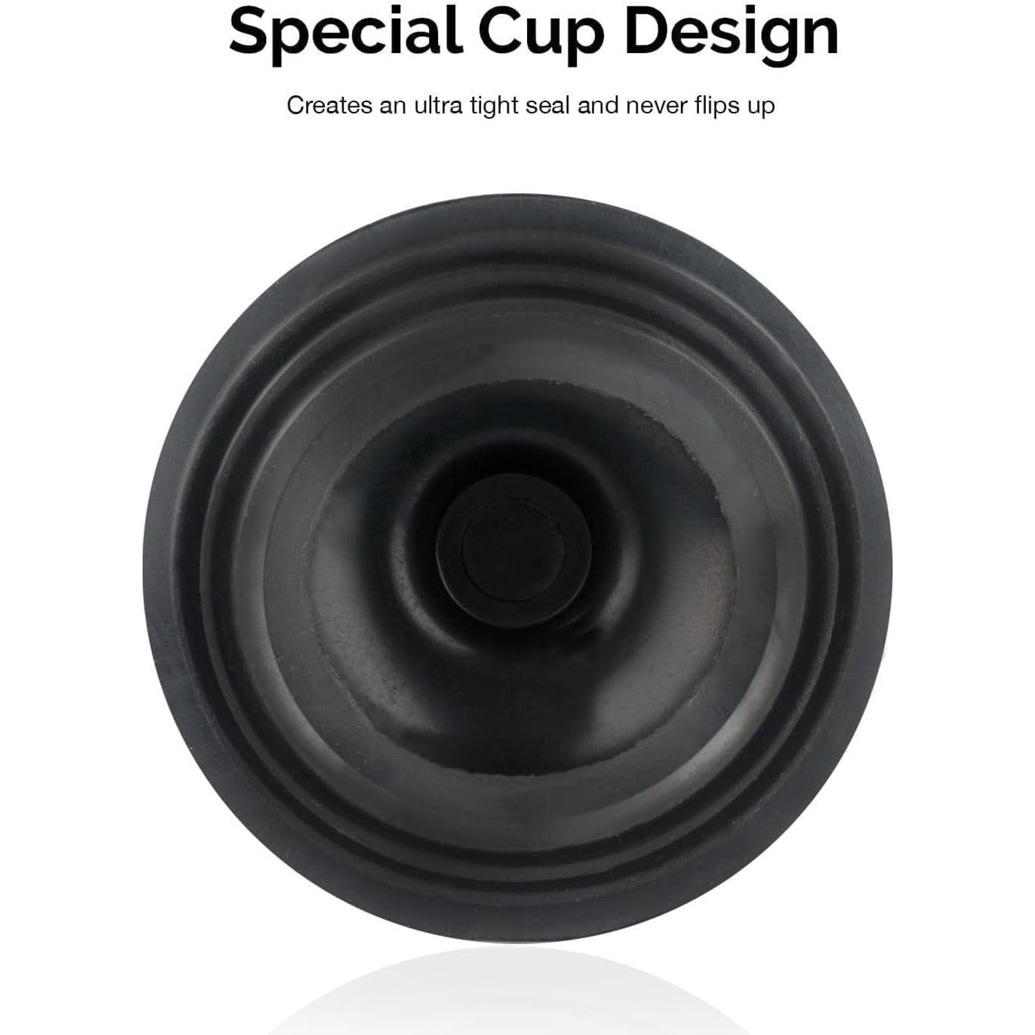 Neiko Aluminium Handle Toilet Plunger: image 3
