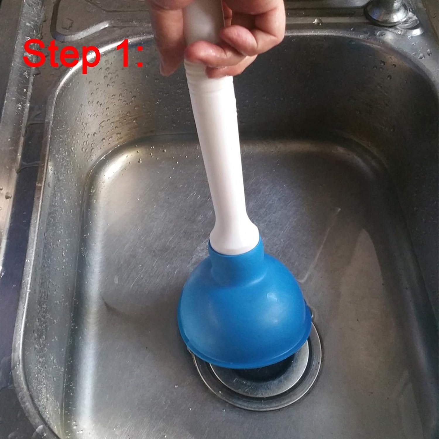 Mini Sink Plunger with Short Handle: image 7