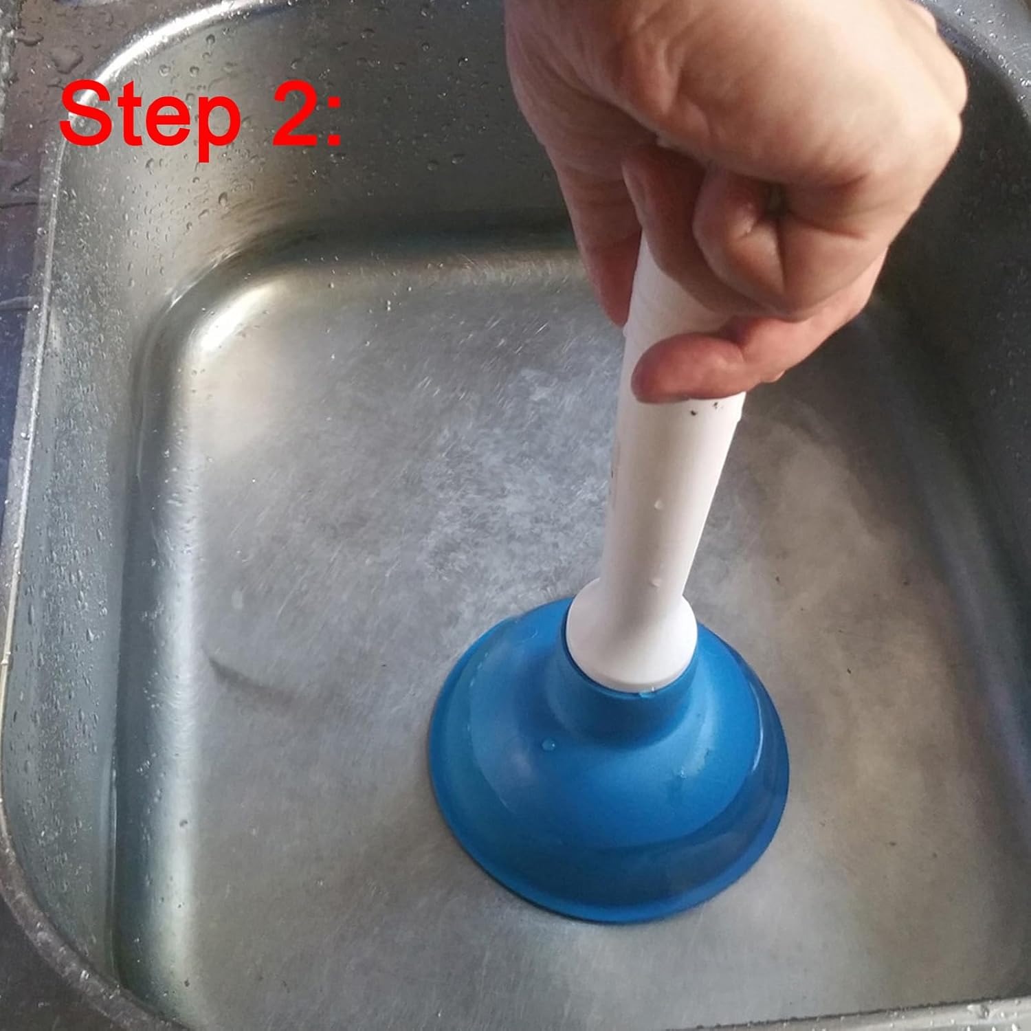 Mini Sink Plunger with Short Handle: image 8