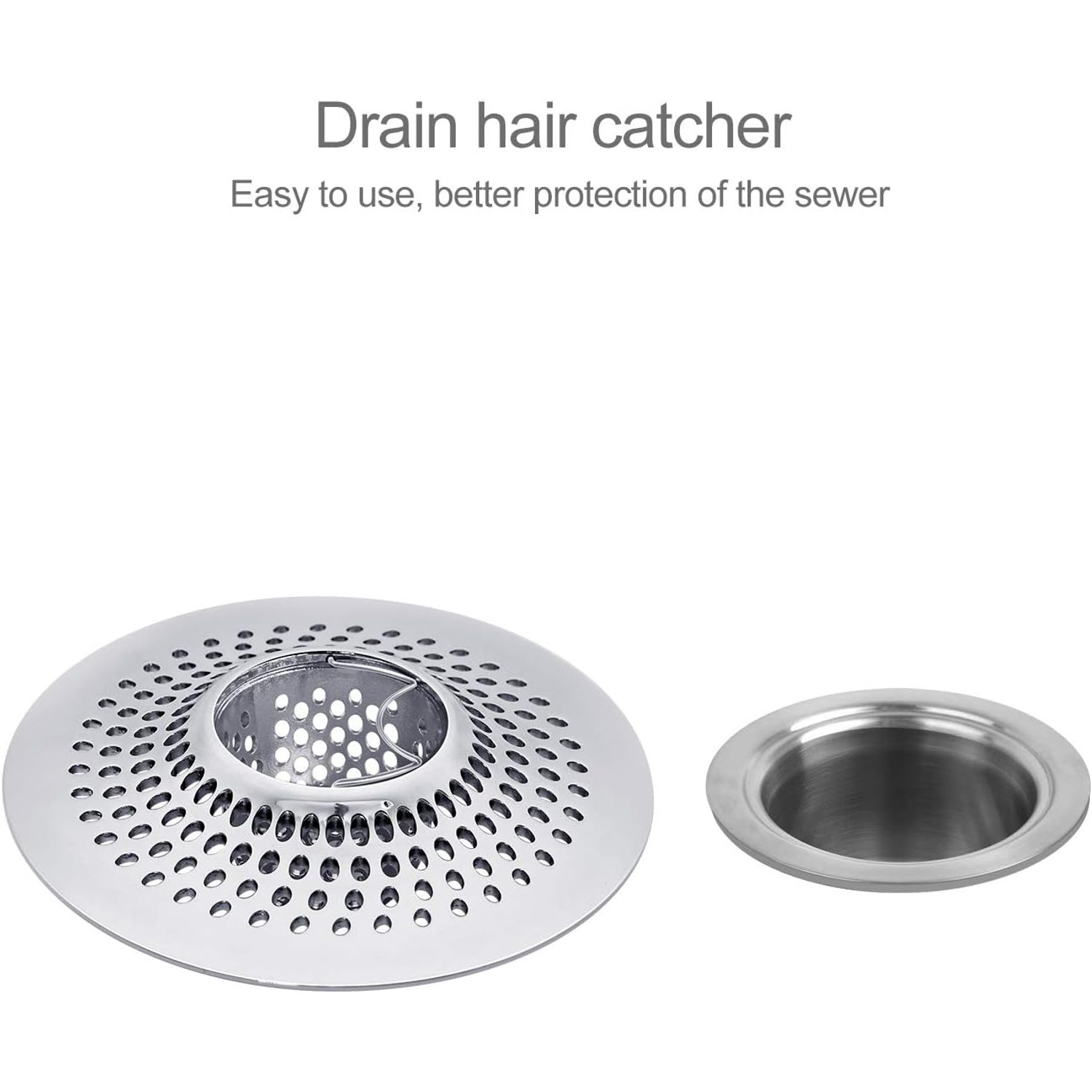 Stainless Steel Shower Drain Hair Catcher
