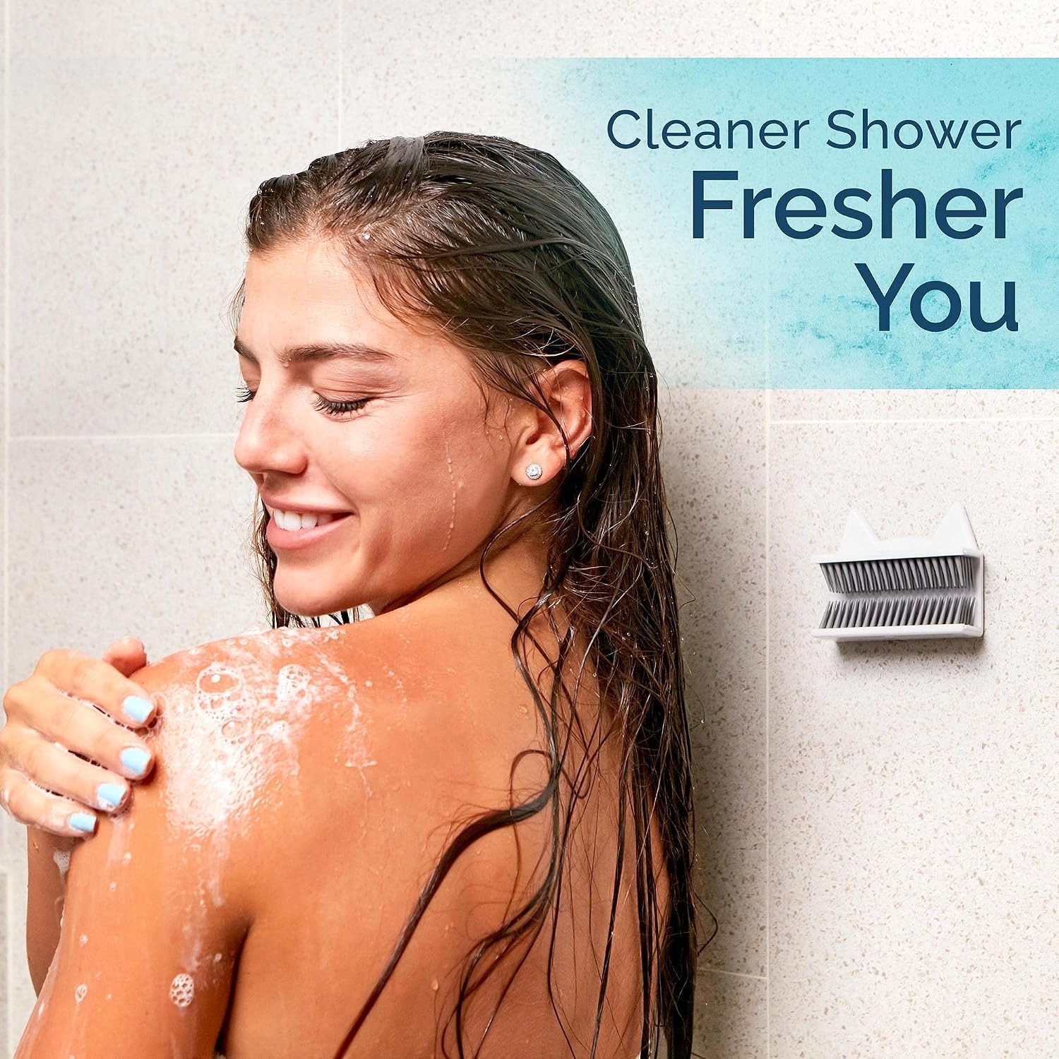 Shower Cat Wall Mounted Shower Hair Catcher