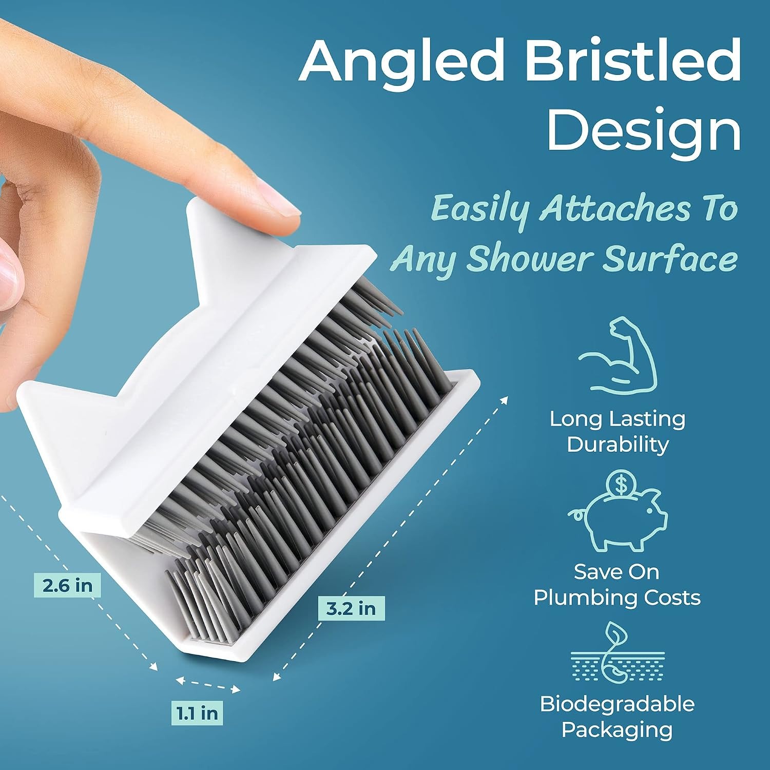 Shower Cat Wall Mounted Shower Hair Catcher