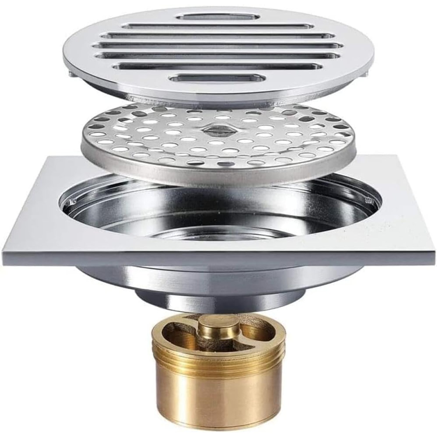 Tile Insert Floor Drain with Removable Strainer: image 7