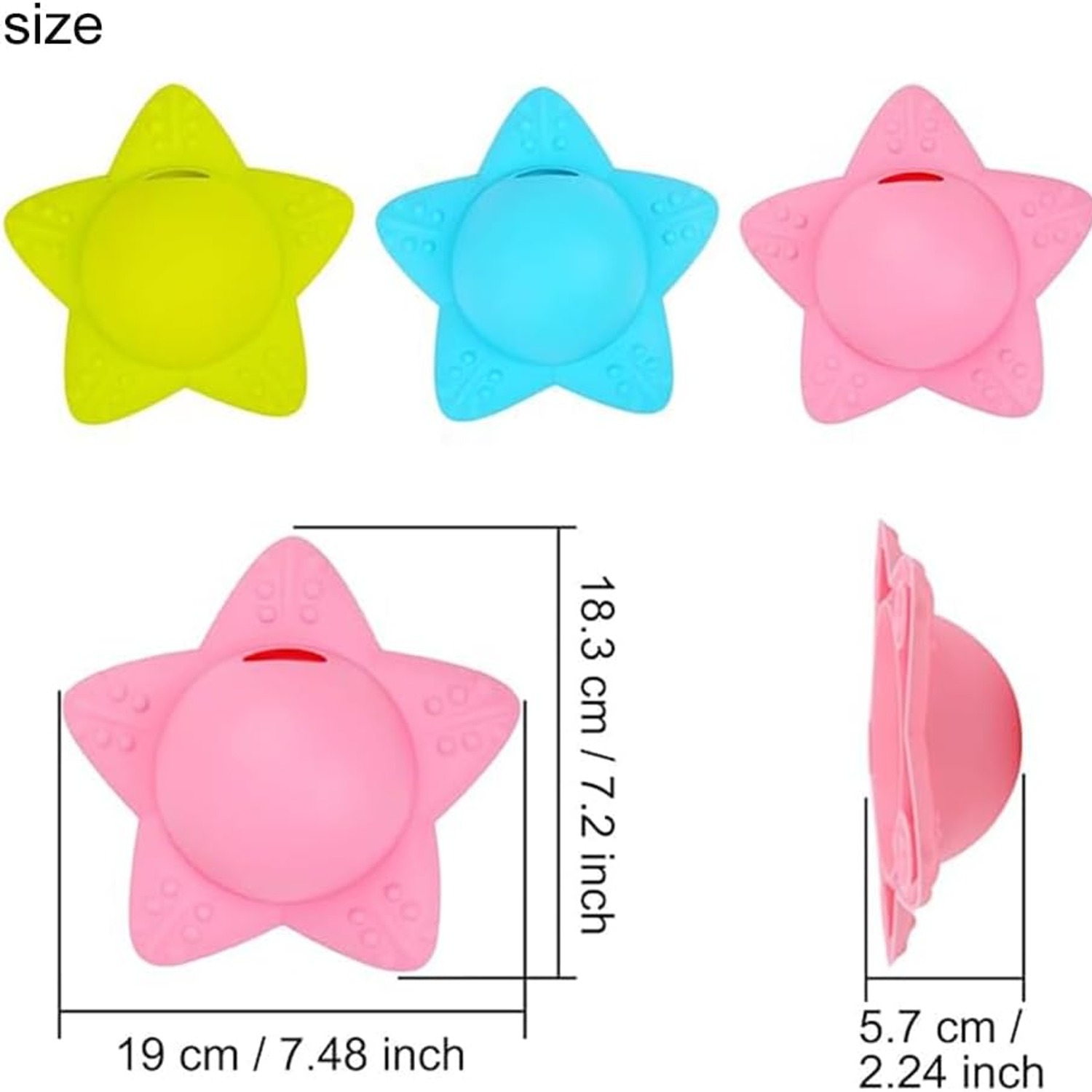Silicone Bath Overflow Drain Cover with Suction Cups