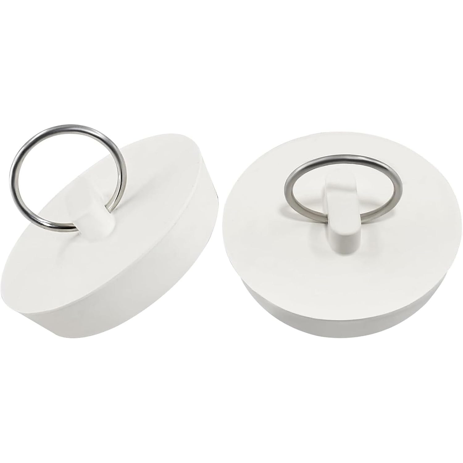 Rubber Sink Plug 45-47mm with Hanging Ring (2 Pack)
