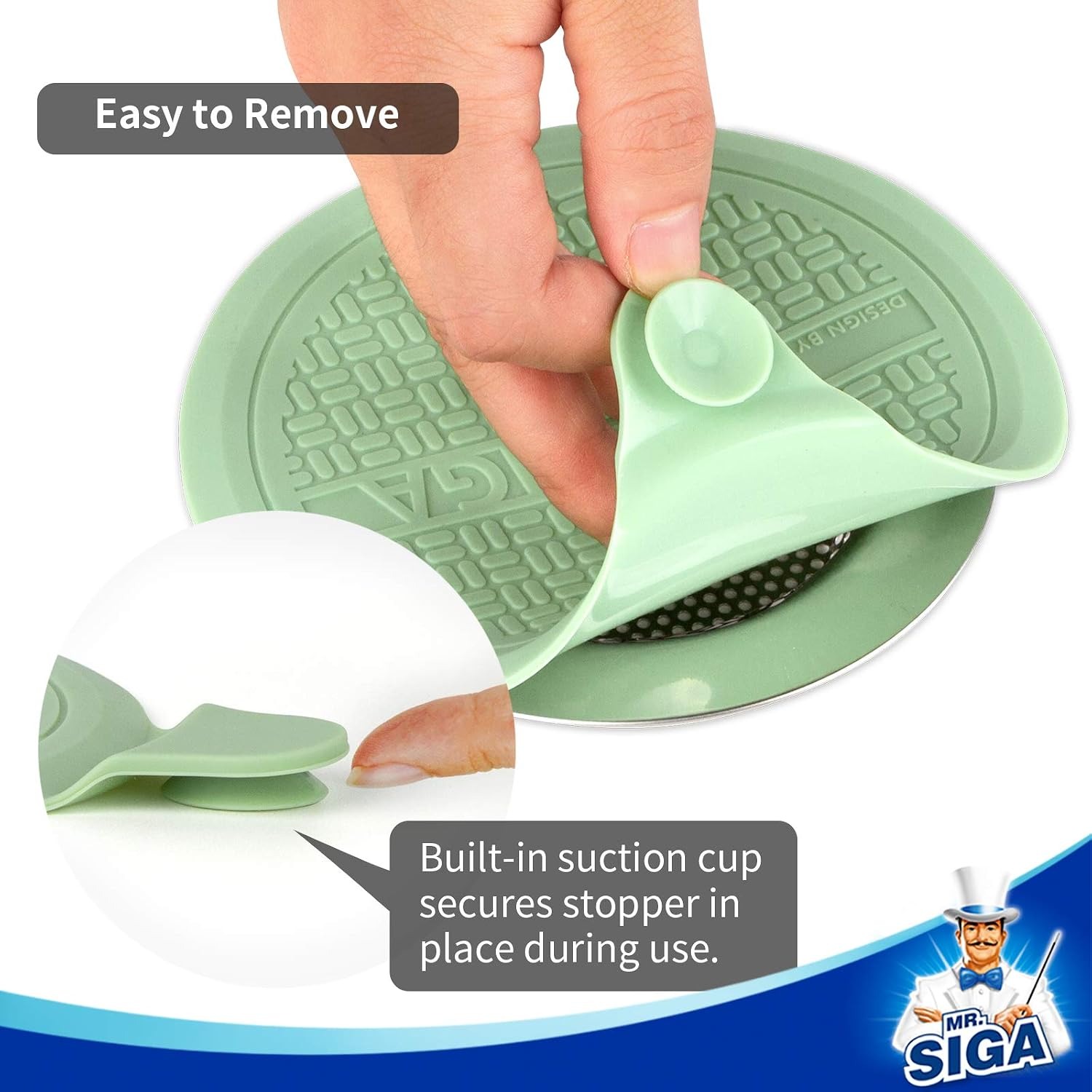 Silicone Bath Plug 3 Pack