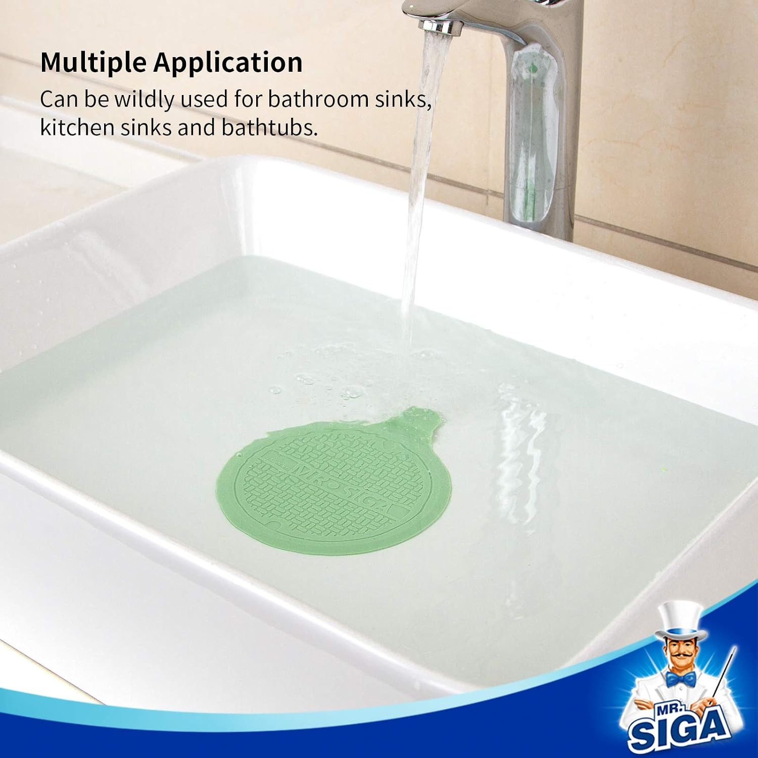 Silicone Bath Plug 3 Pack